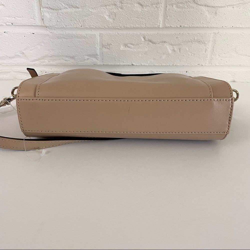 NWOT Kate Spade Adelia Beige Satchel Cowhide Crossbody - Picture 7 of 10